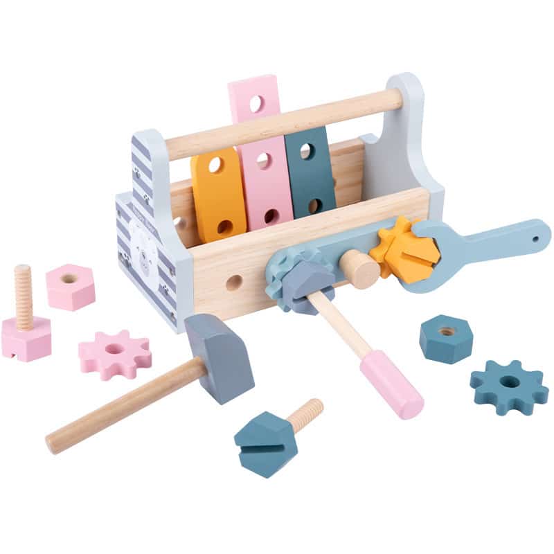 Banc d'outils pour enfants, boîte d'artisan, jeu libre pour garçons,  Montessori